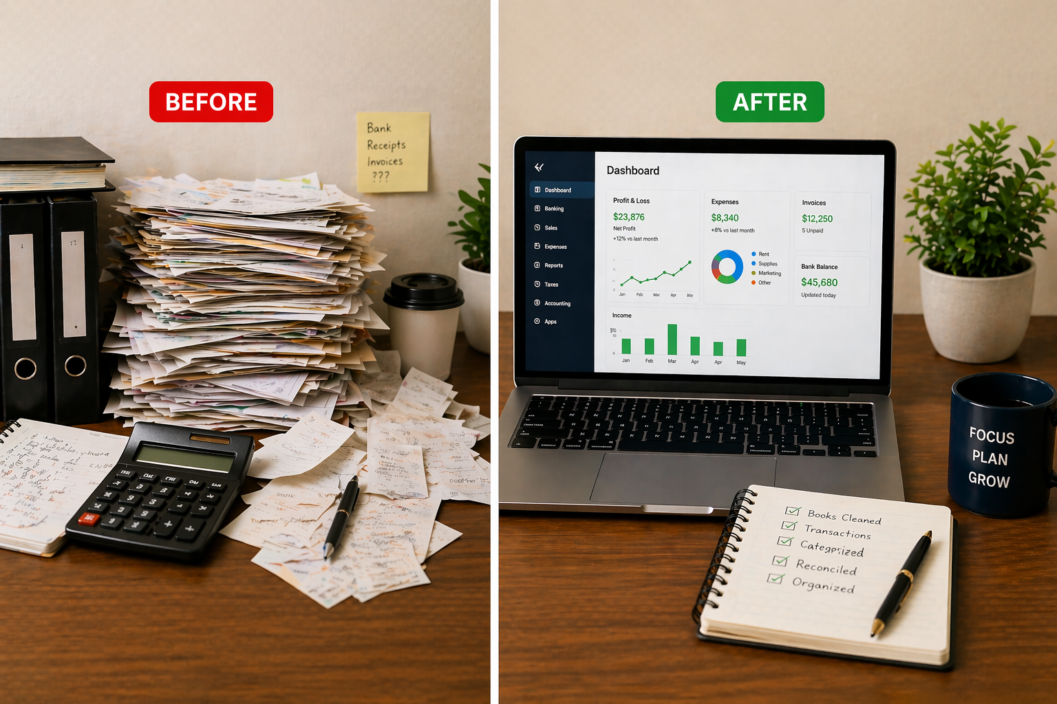 cleanup & catch up vero bookkeeping & tax
