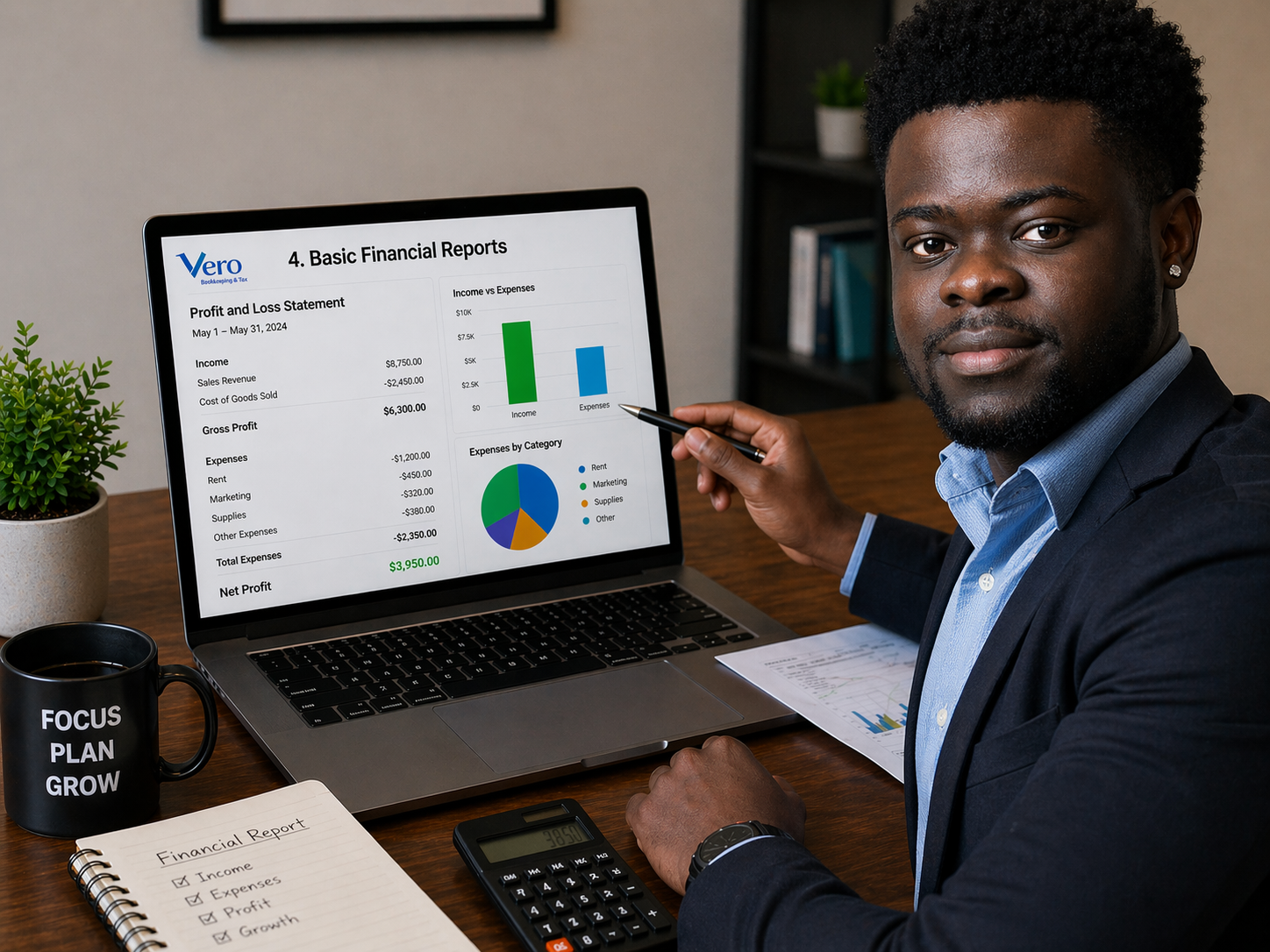 financial reports​ vero bookkeeping & tax